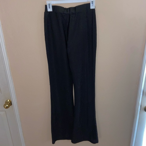 Sparkle glitter trousers flare leggings party bell bottoms y2k going out pants - Picture 8 of 10